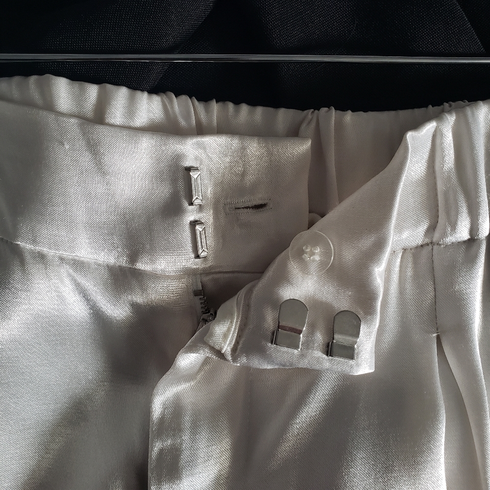 Free People Good Days Satin Trousers -Small - Picture 8 of 10